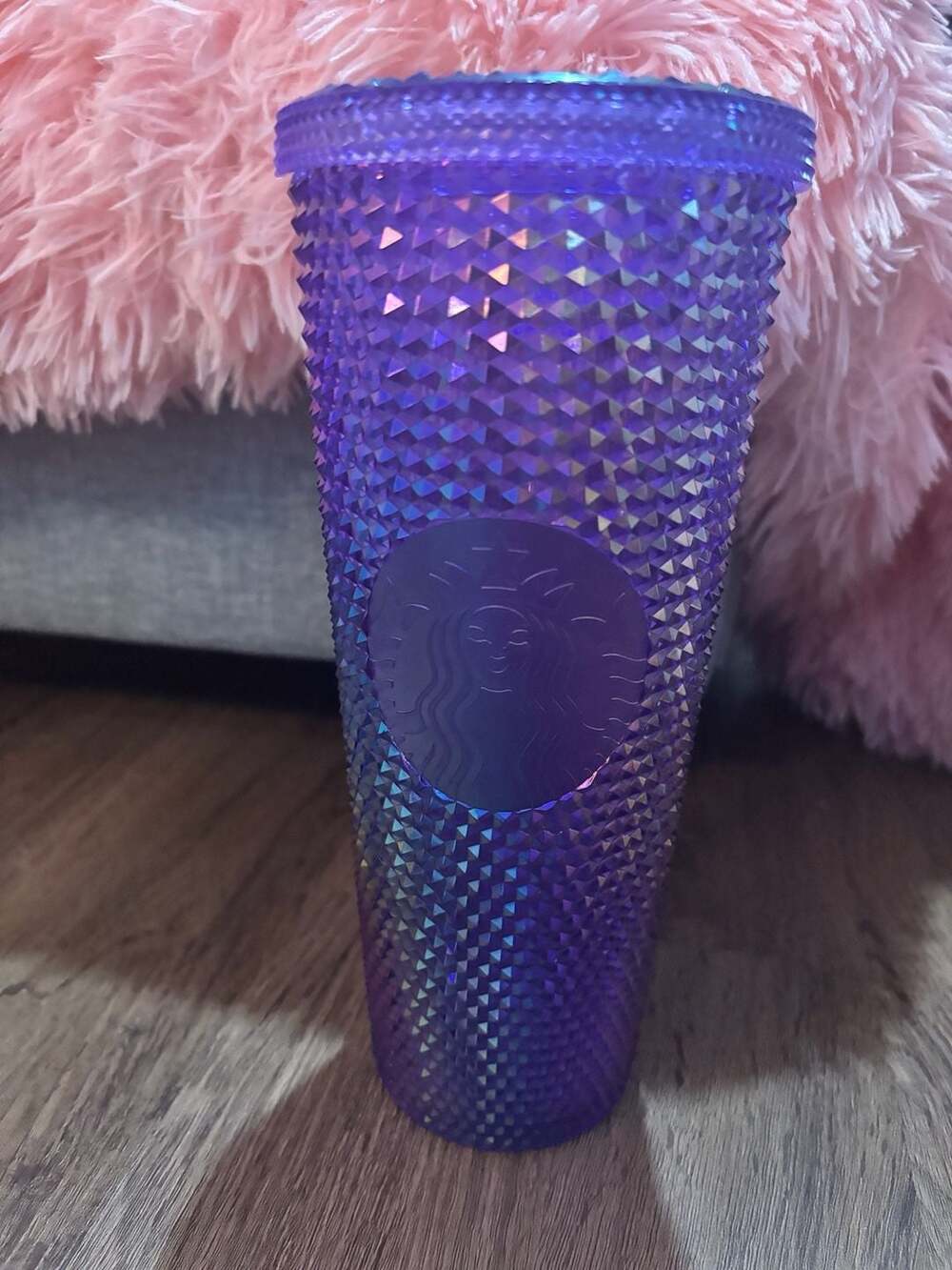 Starbucks Purple Oil Slick Studded Venti 24oz Cold Cup Tumbler